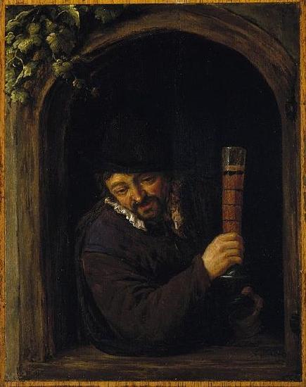Adriaen van ostade Peasant at a Window oil painting image